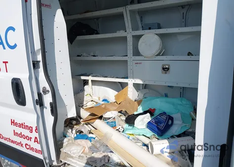 2023 Ram Promaster 2500 High Roof 136 Wb из США, поврежденный, VIN 3C6LRVCG8PE565968